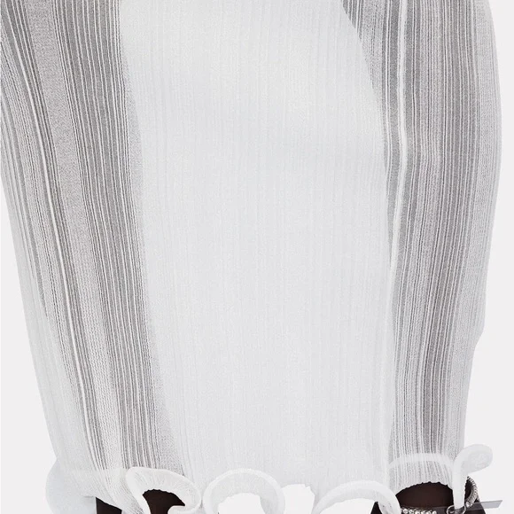 NWT Herve Leger Frill Maxi Skirt - Picture 6 of 6